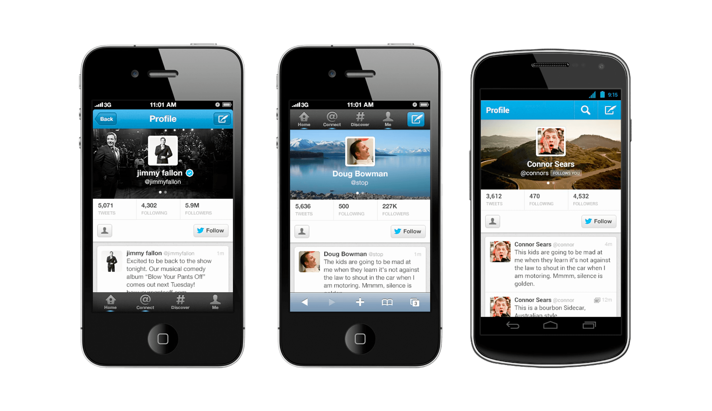Twitter Profiles Devices